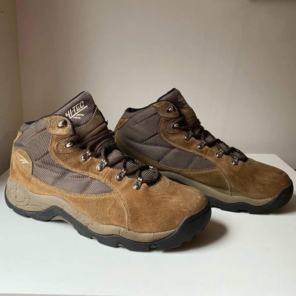 Hi-Tec Eclipse Lite 4842 Men’s Leather Brown Hiking Backpacking Boots Size US 13